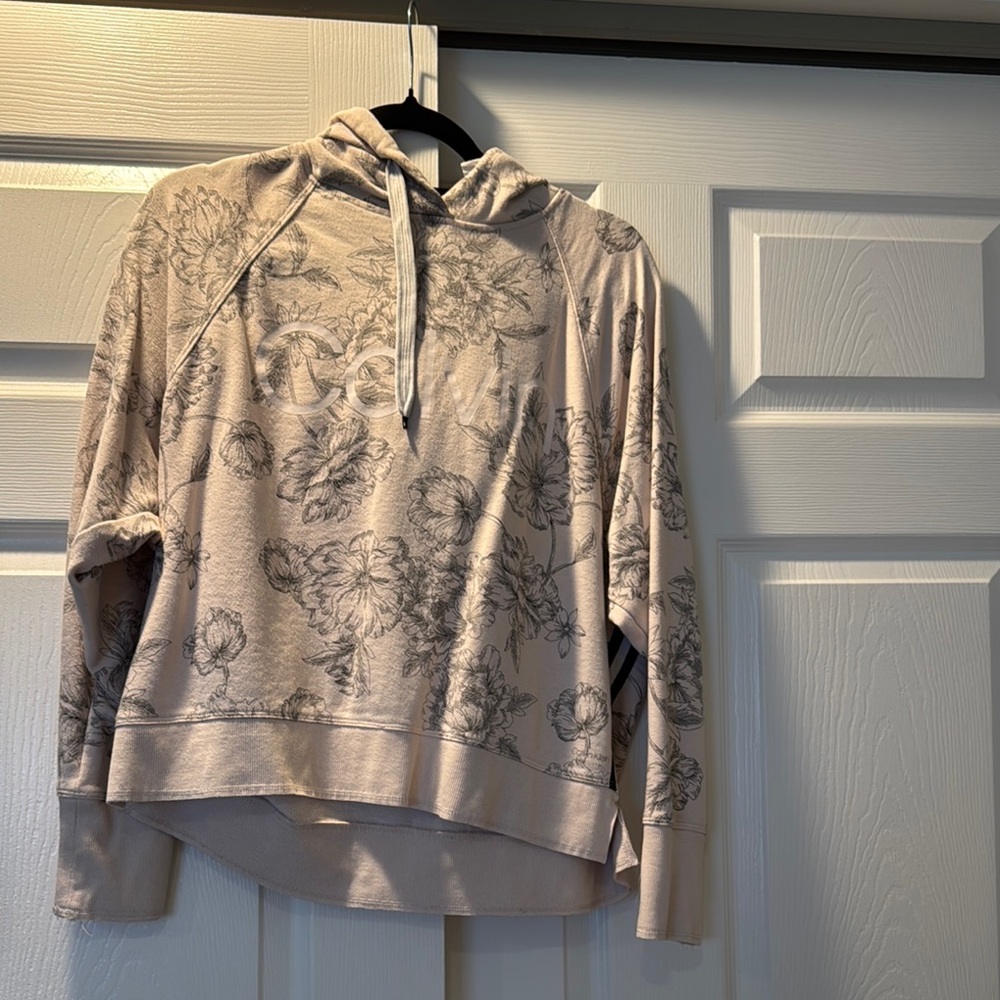 Calvin Klein Cream Cowl Neck Sweater